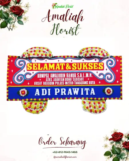 Papan Bunga Ucapan Selamat Bogorame
